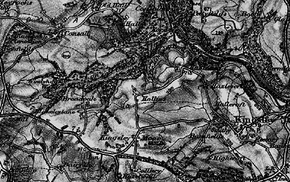 Old map of Hollins in 1897