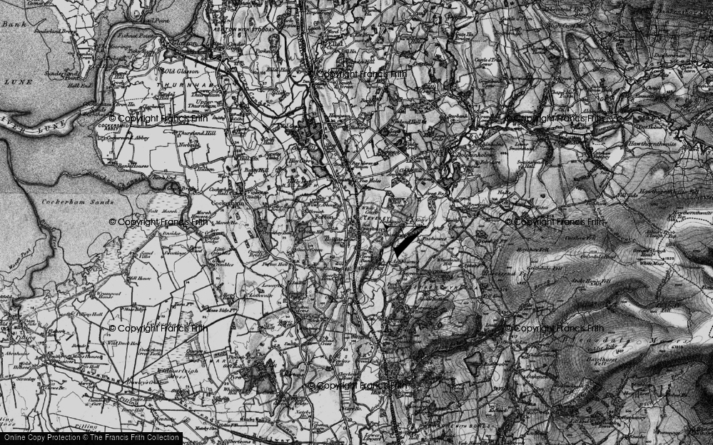 Old Map of Historic Map covering White Carr in 1896