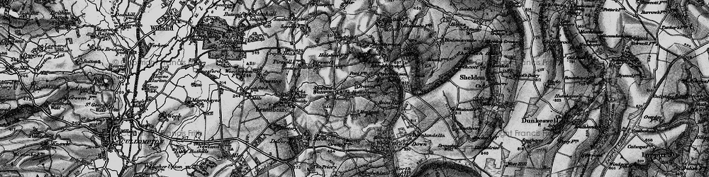 Old map of Hollis Green in 1898