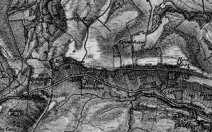 Old map of Hollow Meadows in 1896