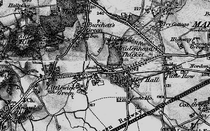 Old map of Holloway in 1895