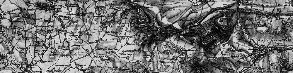 Old map of Holloway in 1898