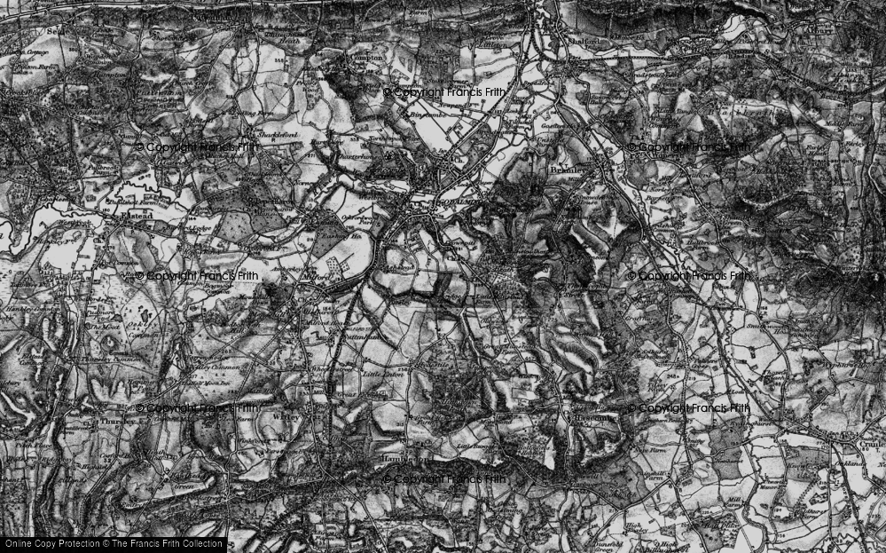 Old Map of Holloway Hill, 1896 in 1896