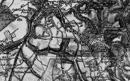 Old map of Holloway Hill in 1896
