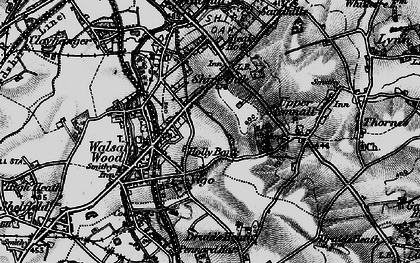 Old map of Holly Bank in 1899