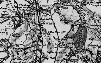 Old map of Holly Bush in 1897