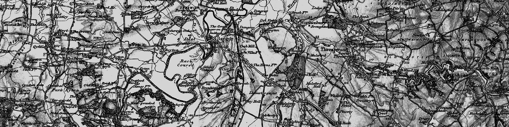 Old map of Beeches in 1897