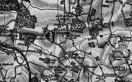 Old map of Hollybush Corner in 1898