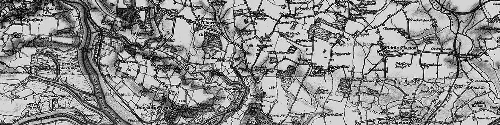 Old map of Hollybush Hill in 1896