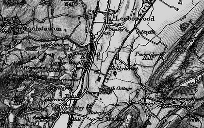 Old map of Hollyhurst in 1899