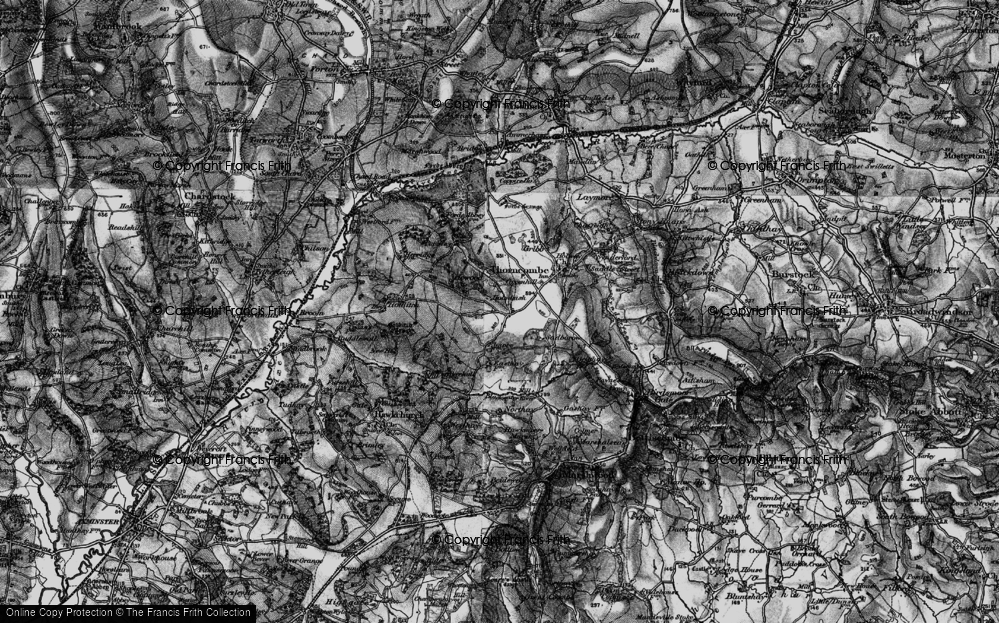 Old Map of Holmbush, 1898 in 1898