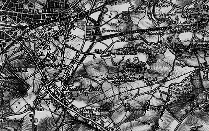 Old map of Tyersal Gate in 1896