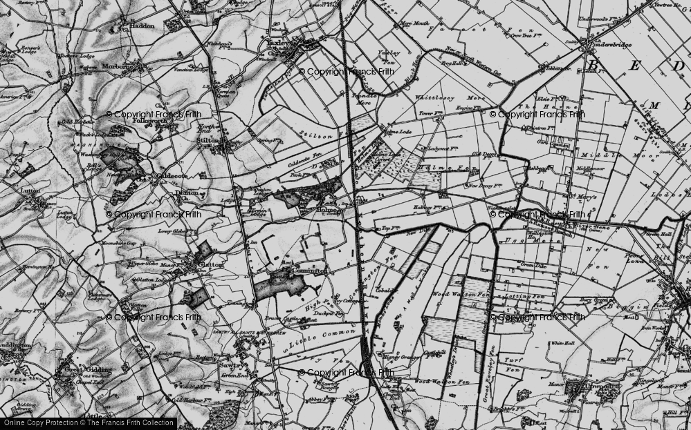 Old Map of Holme, 1898 in 1898