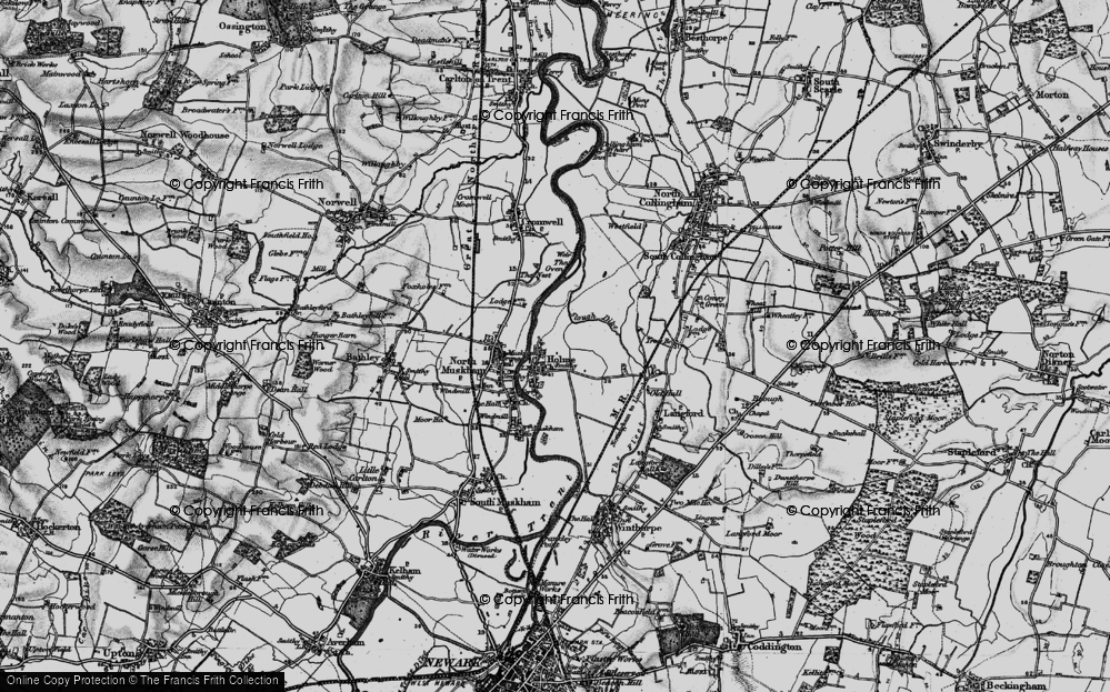 Old Map of Holme, 1899 in 1899