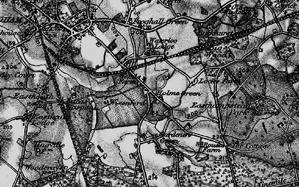 Old map of Holme Green in 1895