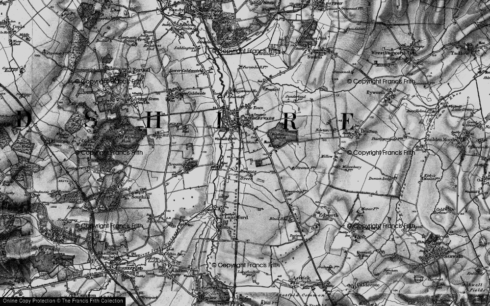 Old Map of Holme Green, 1896 in 1896