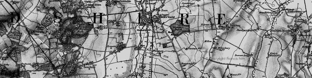 Old map of Holme Green in 1896