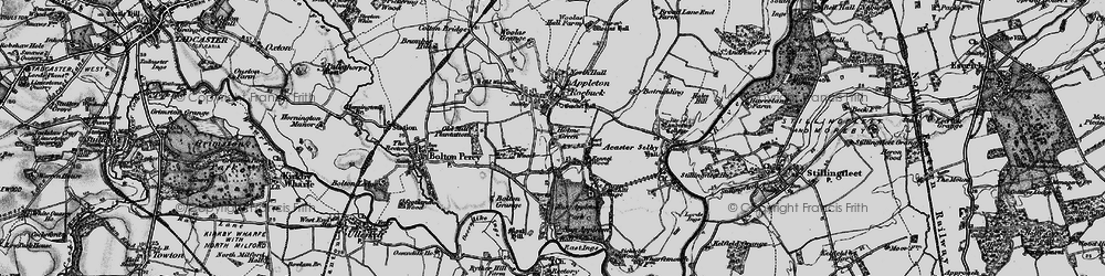 Old map of Bolton Grange in 1898