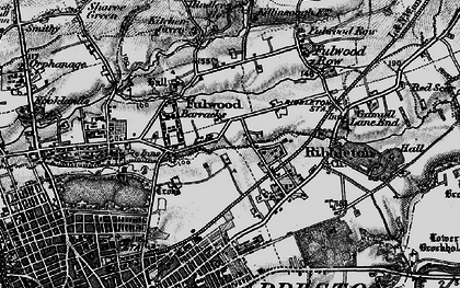 Old map of Holme Slack in 1896