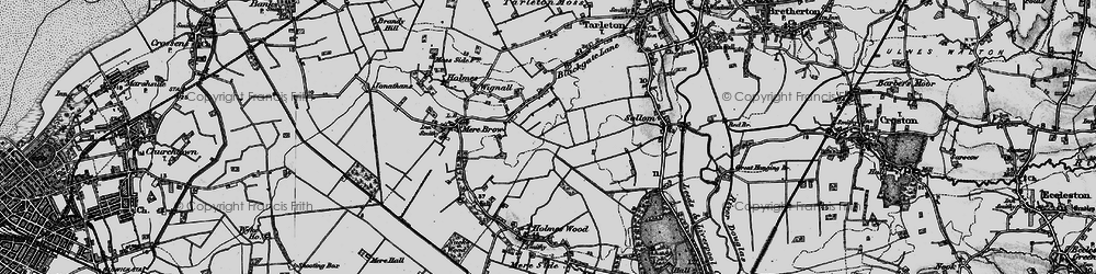 Old map of Holmes in 1896