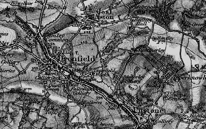 Old map of Holmesdale in 1896