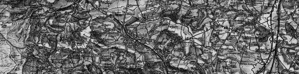 Old map of Holmesdale in 1896