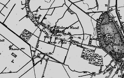 Old map of Berry Ho in 1896