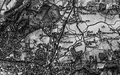 Old map of Holmethorpe in 1896