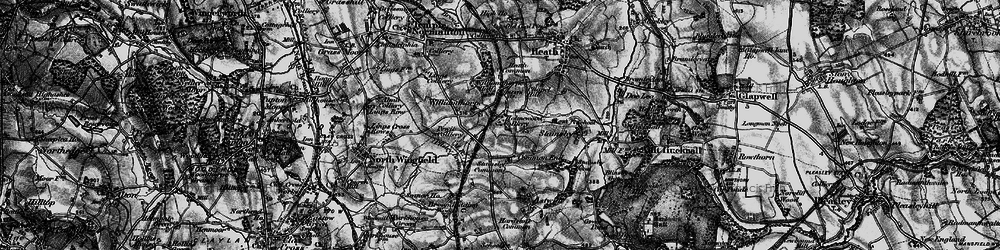 Old map of Holmewood in 1896