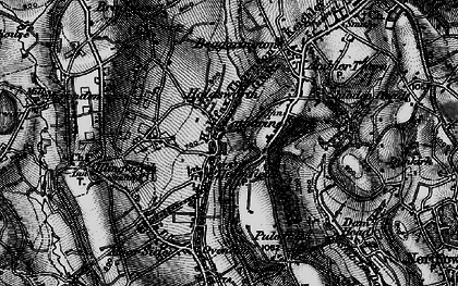 Old map of Holmfield in 1896