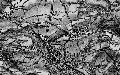 Old map of Birchitt in 1896
