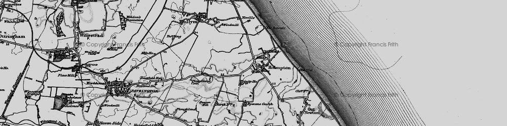 Old map of Holmpton in 1895