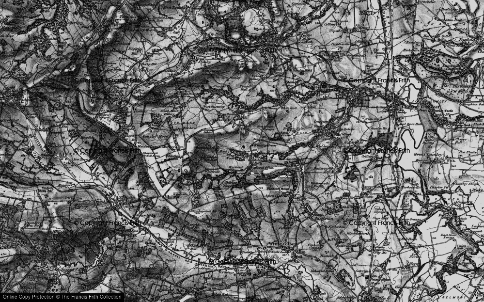 Old Map of Holmside, 1898 in 1898