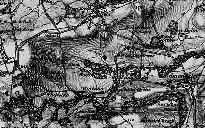 Old map of Holmside in 1898