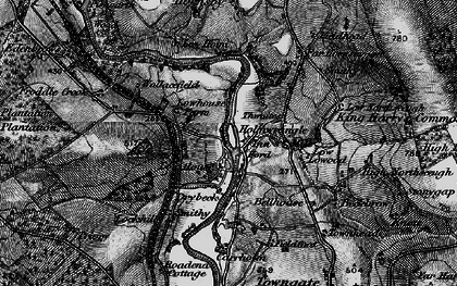 Old map of Holmwrangle in 1897