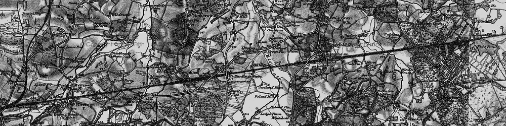 Old map of Holt in 1895