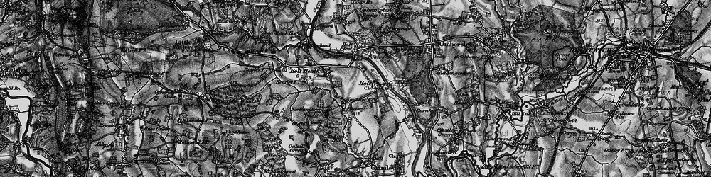 Old map of Holt in 1898
