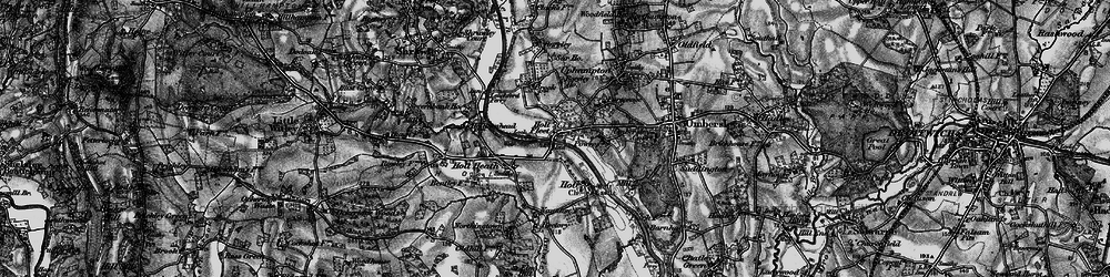 Old map of Holt Fleet in 1898