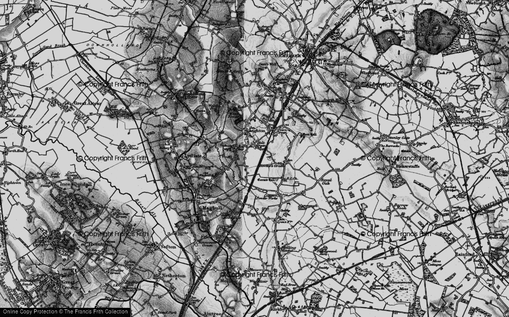Old Map of Holt Green, 1896 in 1896