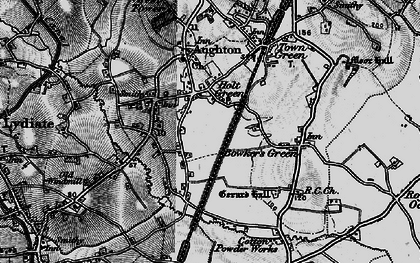 Old map of Holt Green in 1896