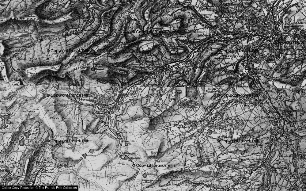 Old Map of Holt Head, 1896 in 1896