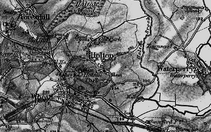 Old map of Holton in 1895