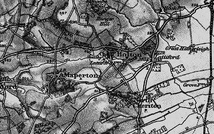 Old map of Holton in 1898