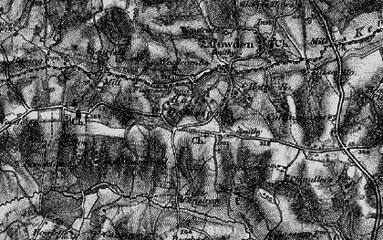 Old map of Bassett's Manor in 1895