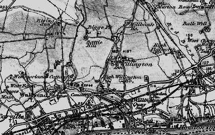 Old map of Holy Cross in 1897