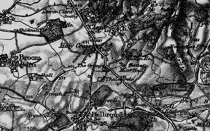Old map of Holy Cross in 1899