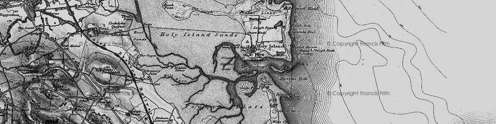 Old map of Back Skerrs in 1897