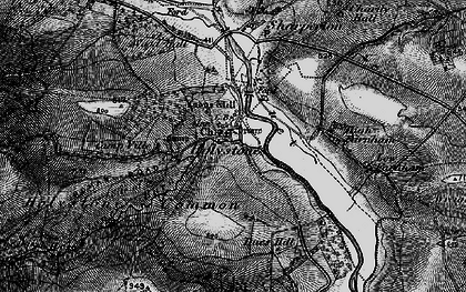 Old map of Beacon, The in 1897