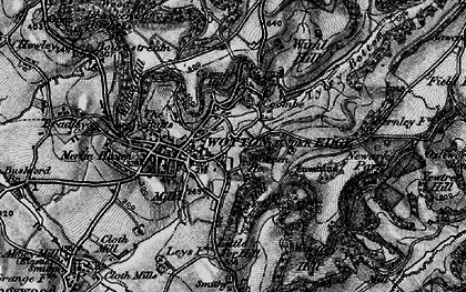 Old map of Holywell in 1897