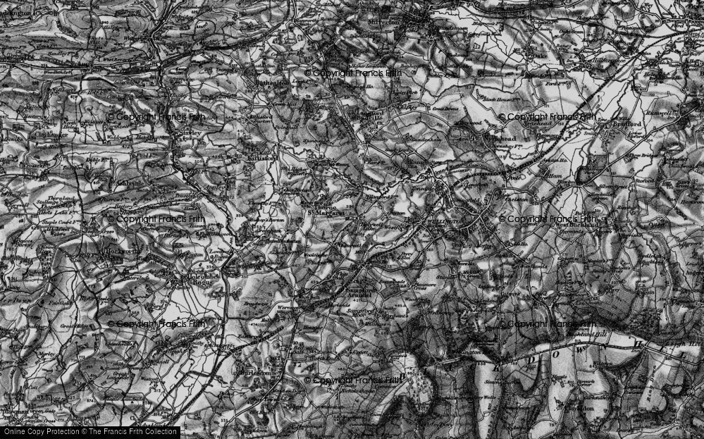 Old Map of Holywell Lake, 1898 in 1898